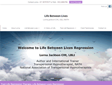 Tablet Screenshot of lifebetweenlives.com.au